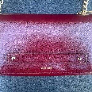 Anne Klein Burgundy Purse